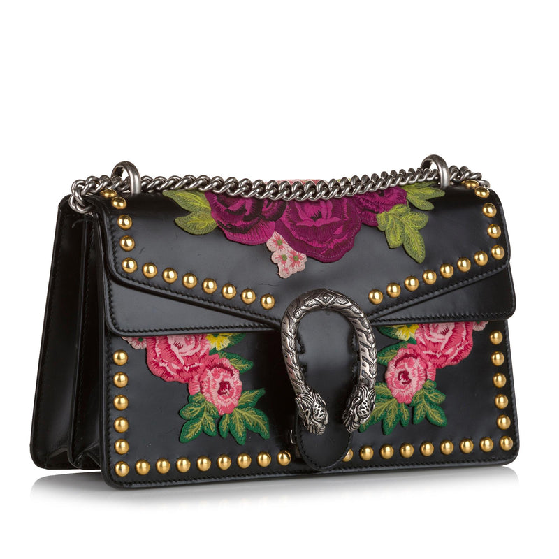 Gucci Dionysus Embroidered Studded Shoulder Bag (SHG-37763)