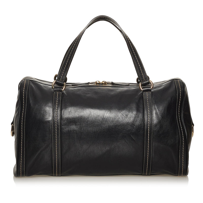 Gucci Duchessa Leather Boston Bag (SHG-29188)