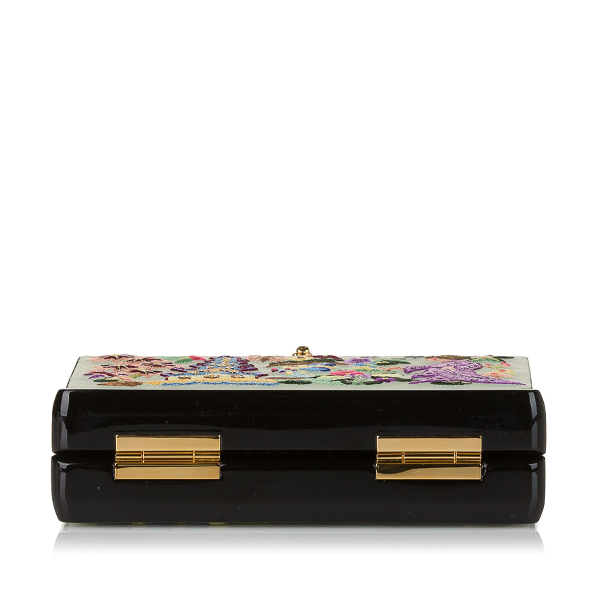 Gucci Embroidered Broadway Canvas Crossbody Bag (SHG-32638)