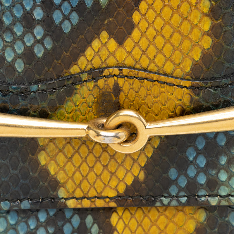 Gucci Python Horsebit Wallet - FINAL SALE (SHF-17264)
