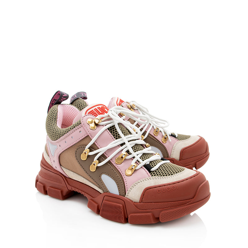 Gucci Flashtrek Journey Low Top Hiker Boot Trainer Sneakers - Size 8 / 38 (SHF-18376)
