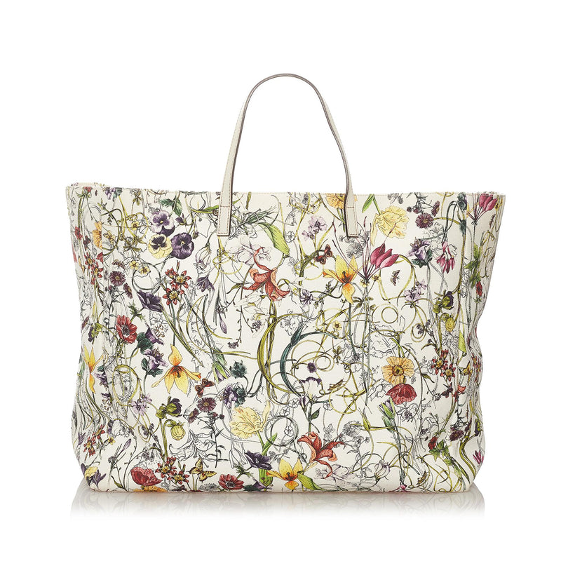 Gucci Flora Canvas Tote Bag (SHG-28007)