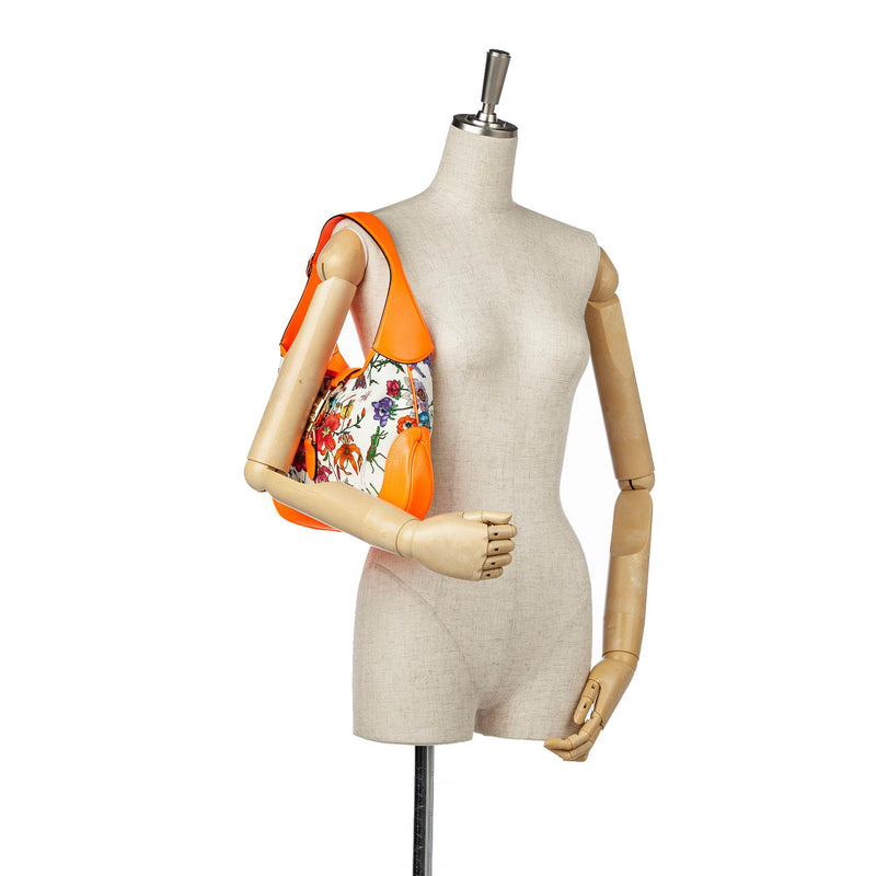 Gucci Flora New Jackie Canvas Shoulder Bag (SHG-22730)