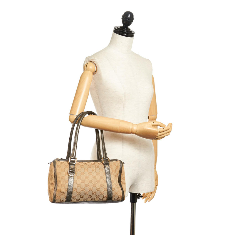 Gucci GG Canvas Abbey Boston Bag (SHG-32098)