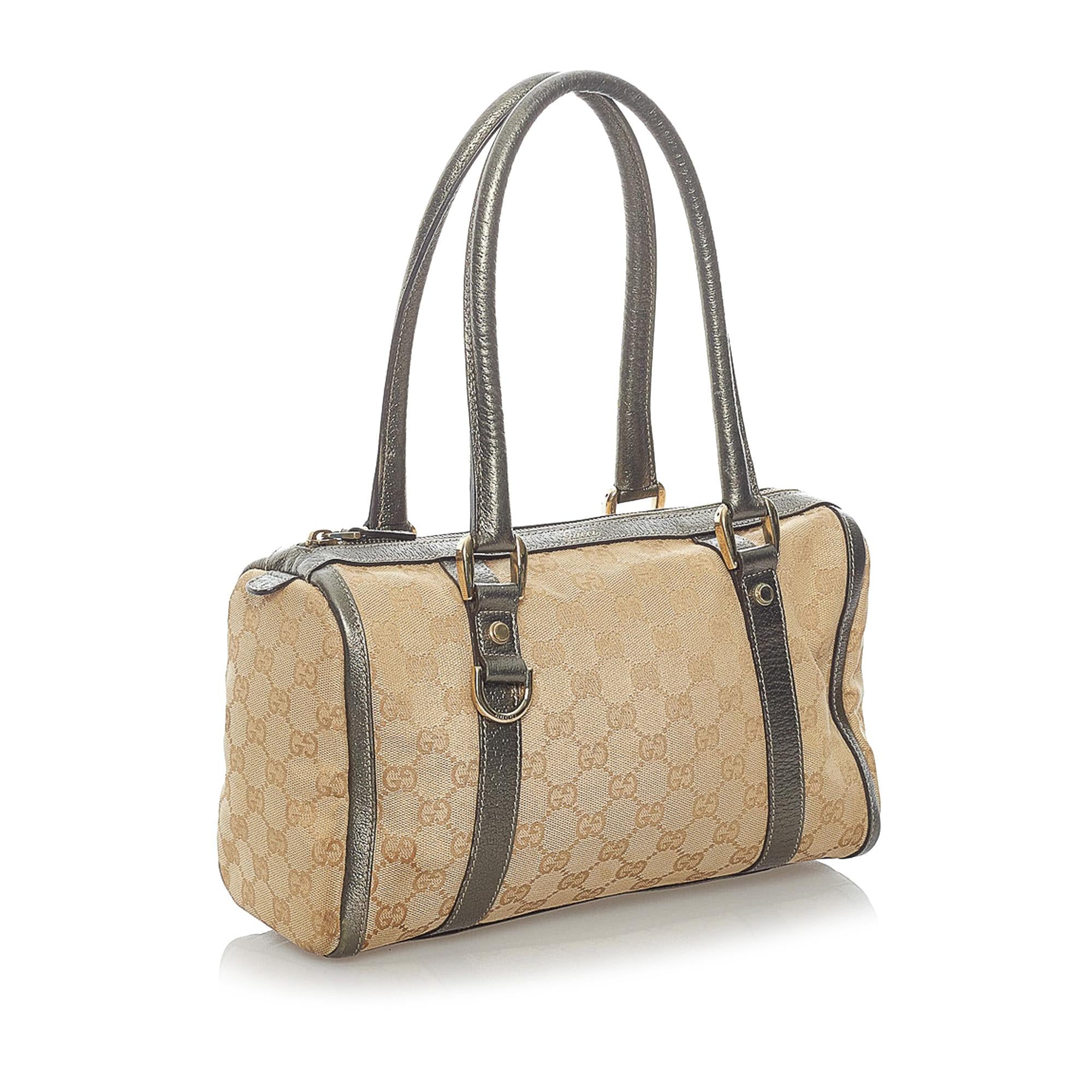 Gucci GG Canvas Abbey Boston Bag (SHG-32098)