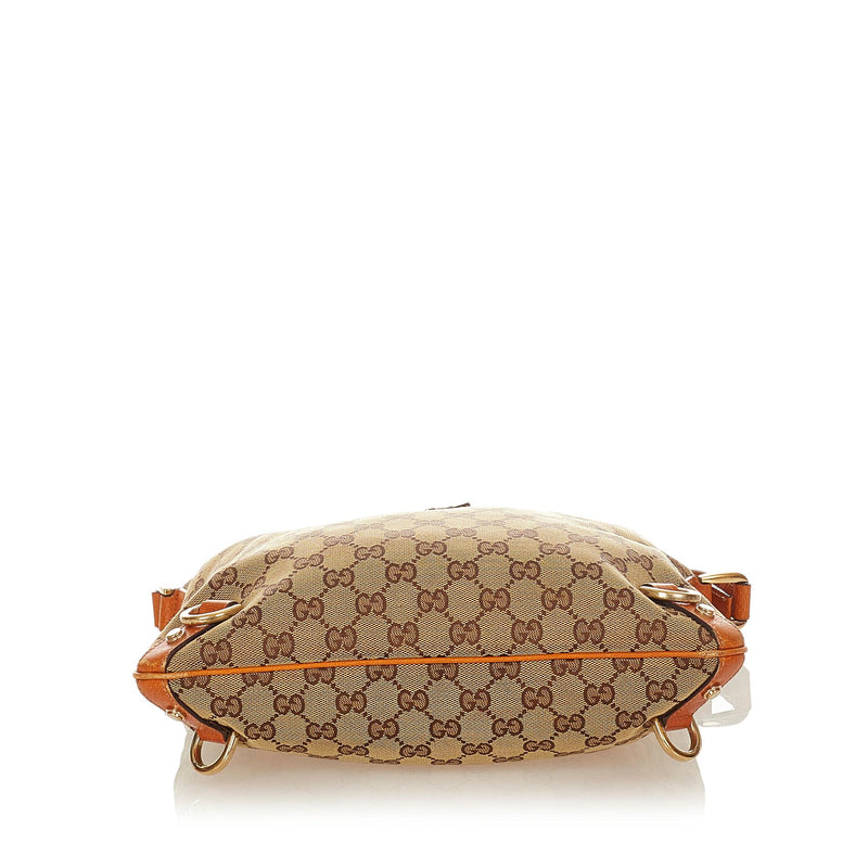 Gucci GG Canvas Abbey D-Ring Crossbody Bag (SHG-26539) – LuxeDH