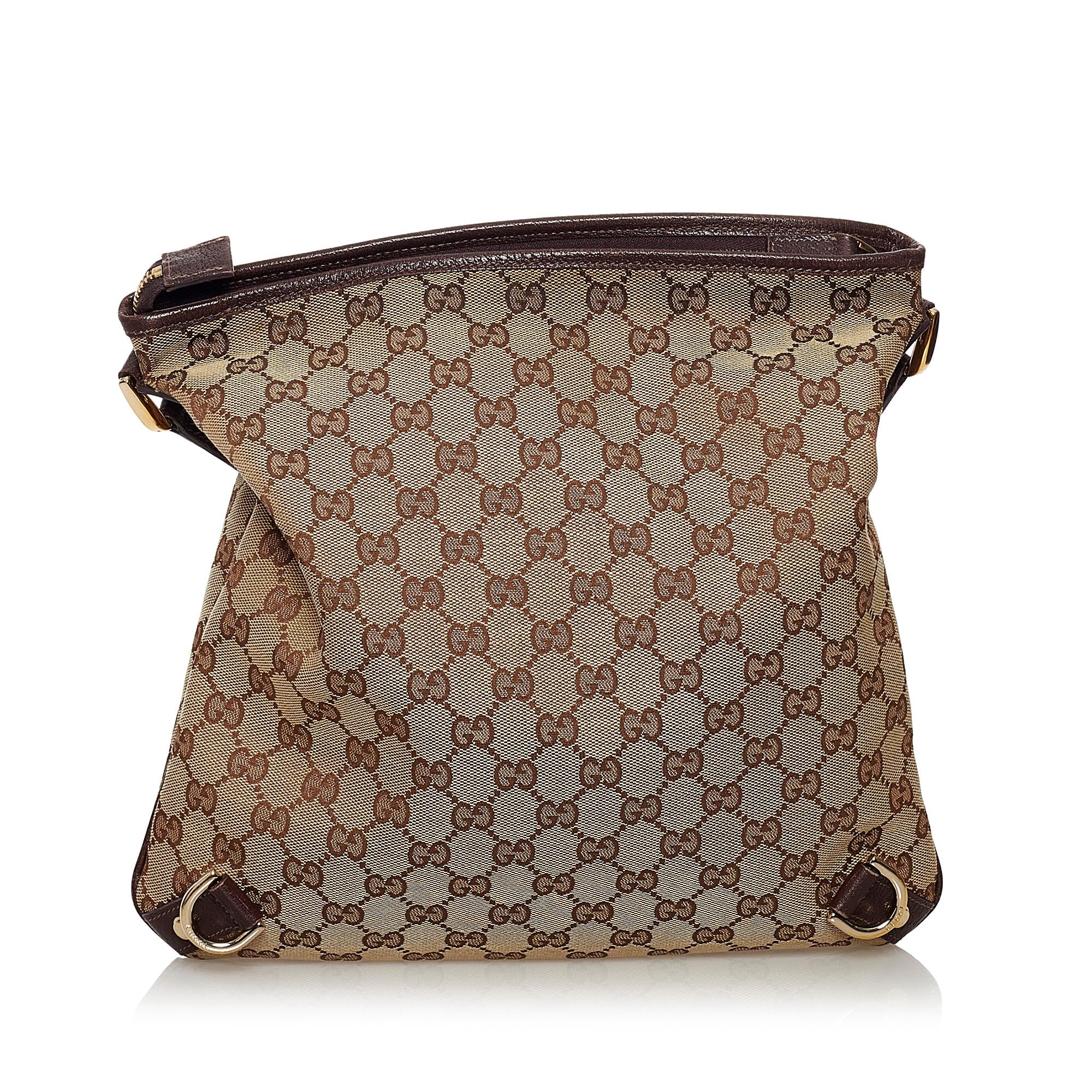 Gucci GG Canvas Abbey D-Ring Crossbody Bag (SHG-32579)