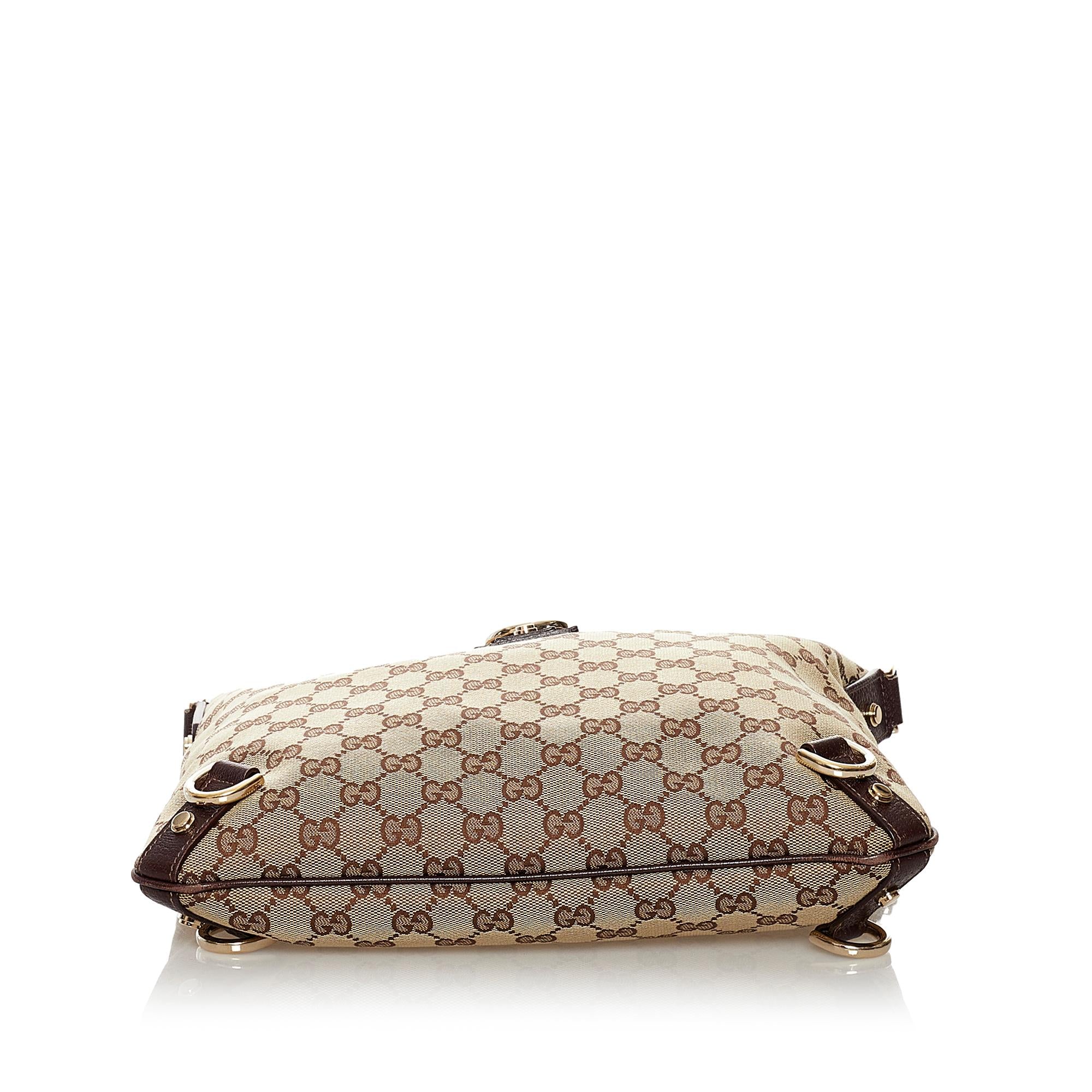 Gucci GG Canvas Abbey D-Ring Crossbody Bag (SHG-32579)