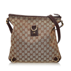 Gucci GG Canvas Abbey D-Ring Crossbody Bag (SHG-32579)