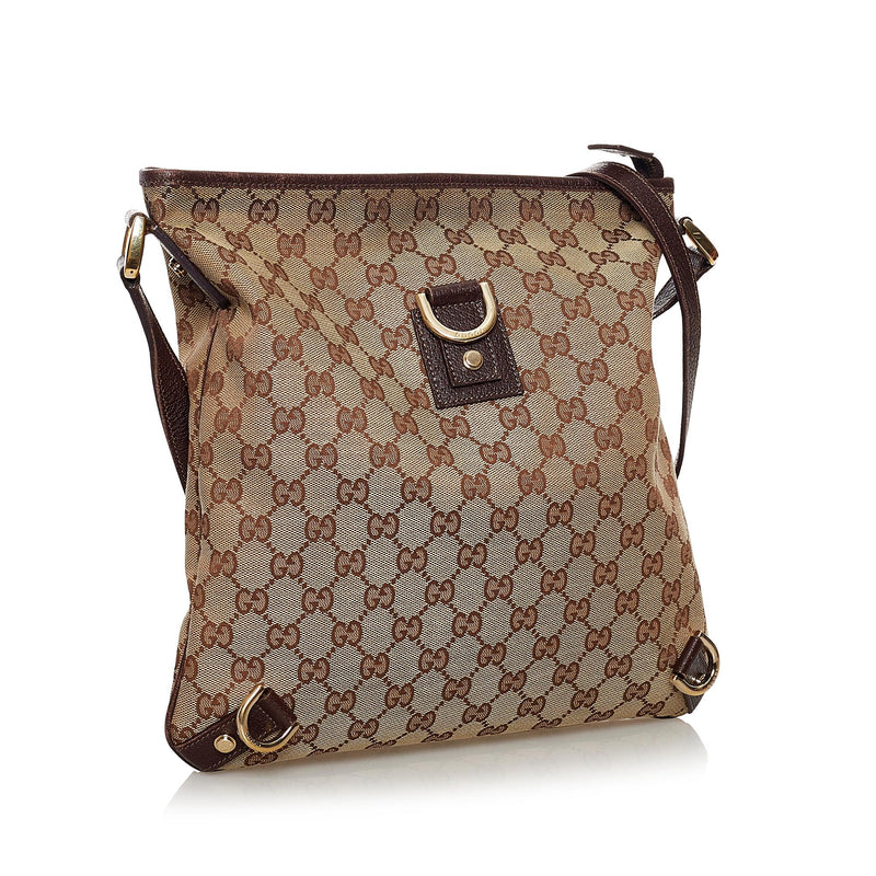 Gucci GG Canvas Abbey D-Ring Crossbody Bag (SHG-32579)