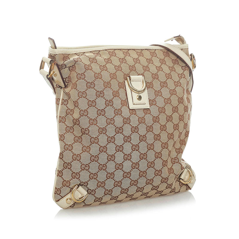 Gucci GG Canvas Abbey D-Ring Crossbody Bag (SHG-33500) – LuxeDH