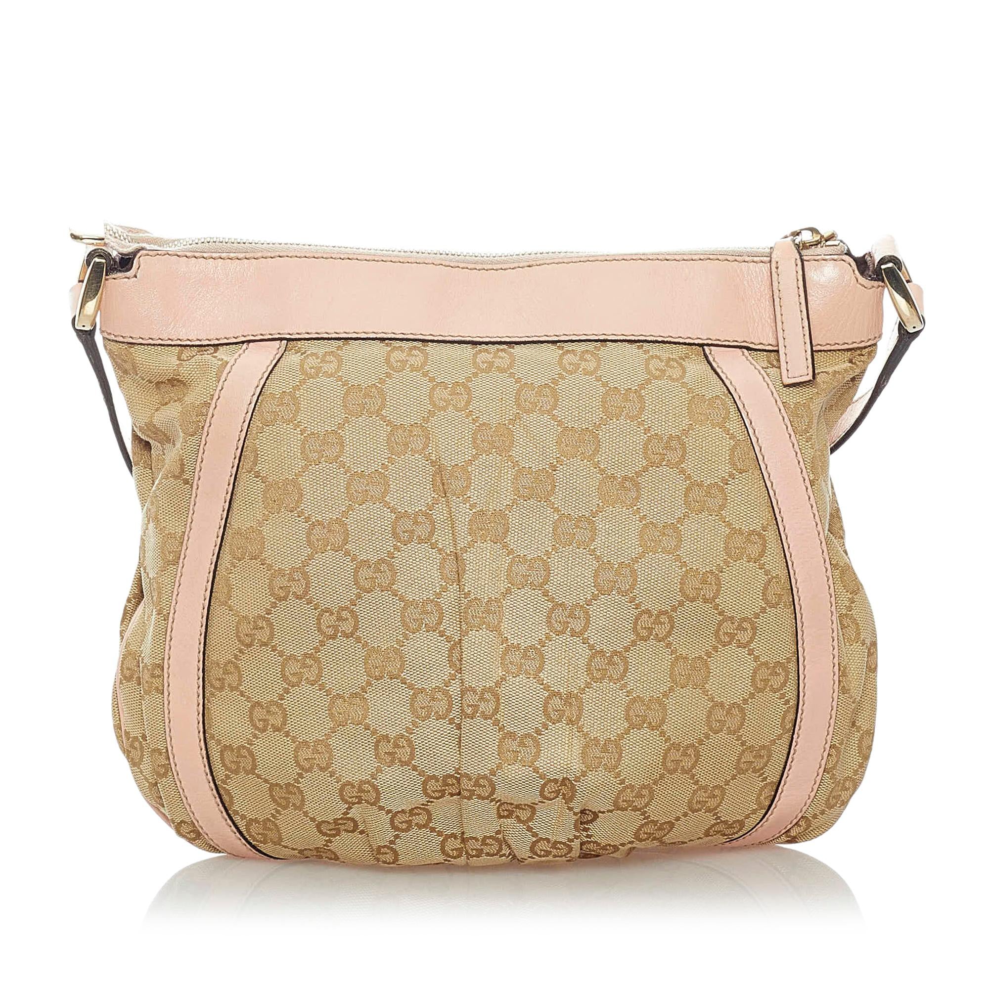 Gucci GG Canvas Abbey D-Ring Crossbody Bag (SHG-34709)