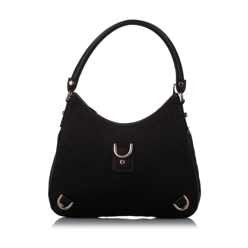 Gucci GG Canvas Abbey D-Ring Shoulder Bag (SHG-16440)