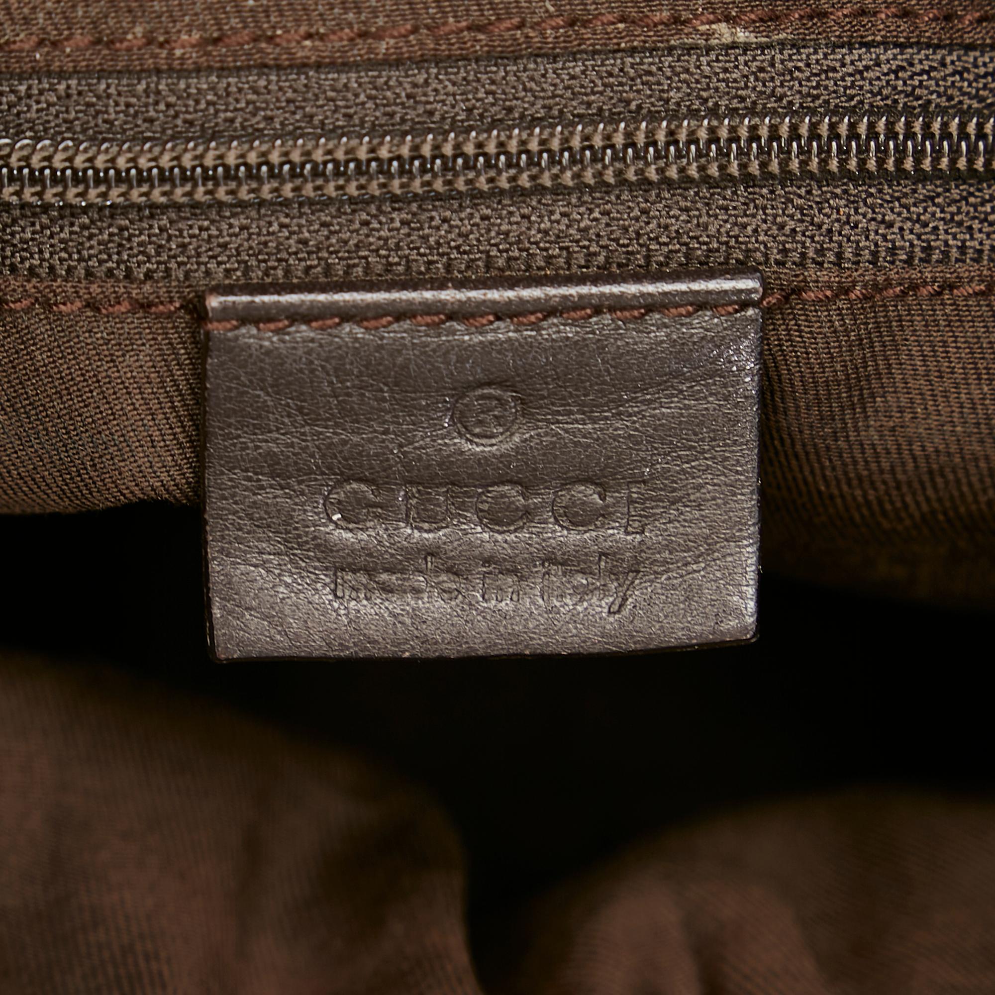 Gucci GG Canvas Abbey D-Ring Shoulder Bag (SHG-23632)