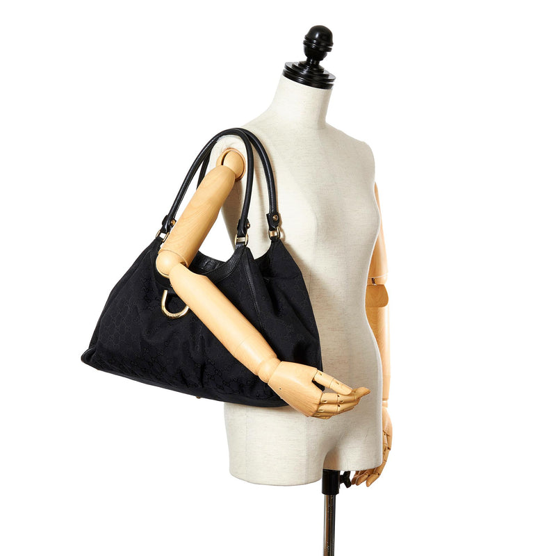 Gucci GG Canvas Abbey D-Ring Shoulder Bag (SHG-25117)