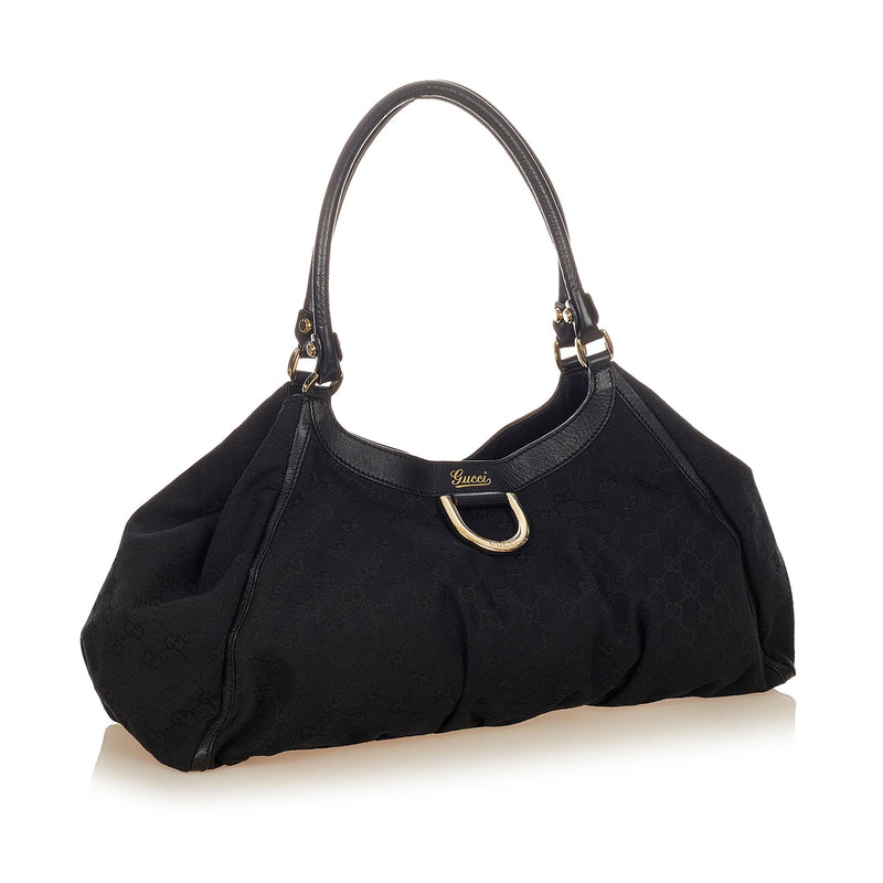 Gucci GG Canvas Abbey D-Ring Shoulder Bag (SHG-25117)