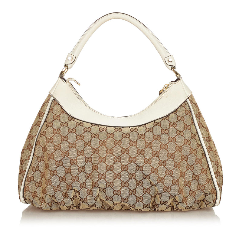 Gucci GG Canvas Abbey D-Ring Shoulder Bag (SHG-25134)