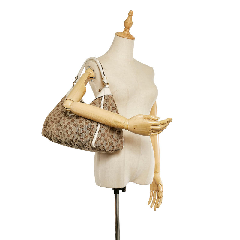 Gucci GG Canvas Abbey D-Ring Shoulder Bag (SHG-25134)