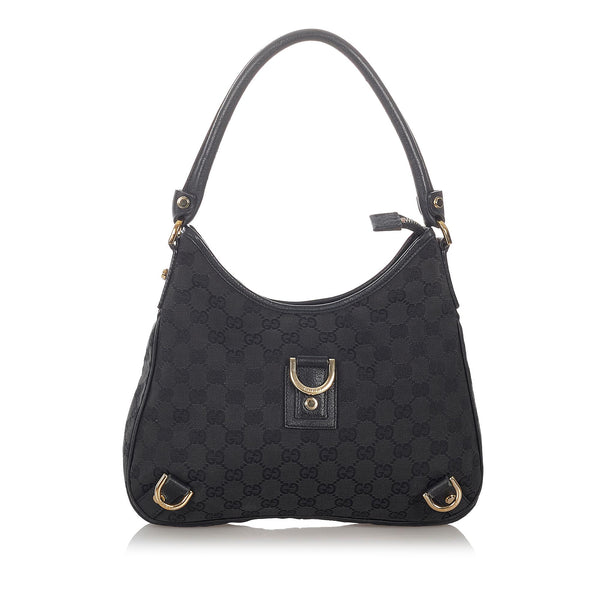 Gucci GG Canvas Abbey D-Ring Shoulder Bag (SHG-27000)