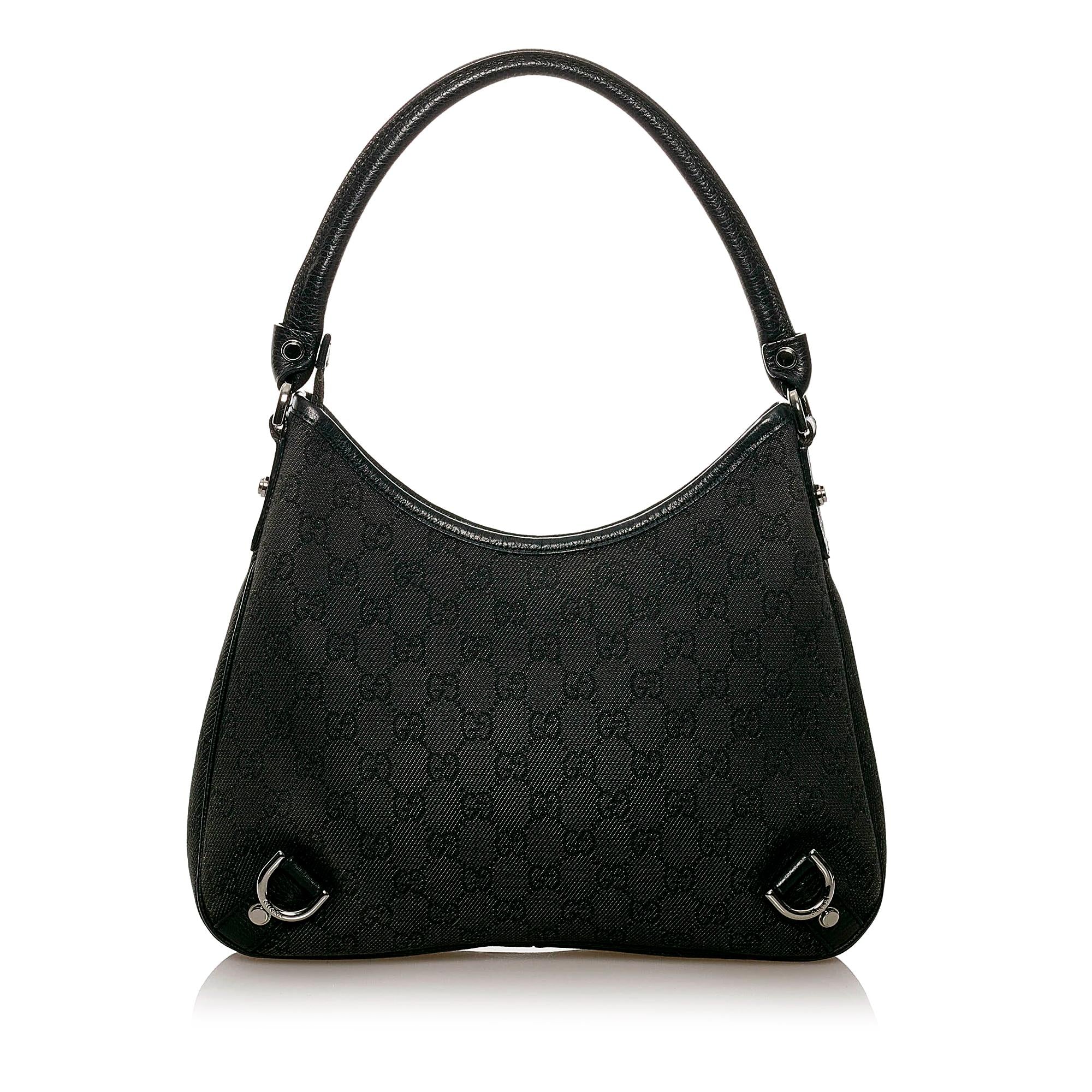 Gucci GG Canvas Abbey D-Ring Shoulder Bag (SHG-29008)