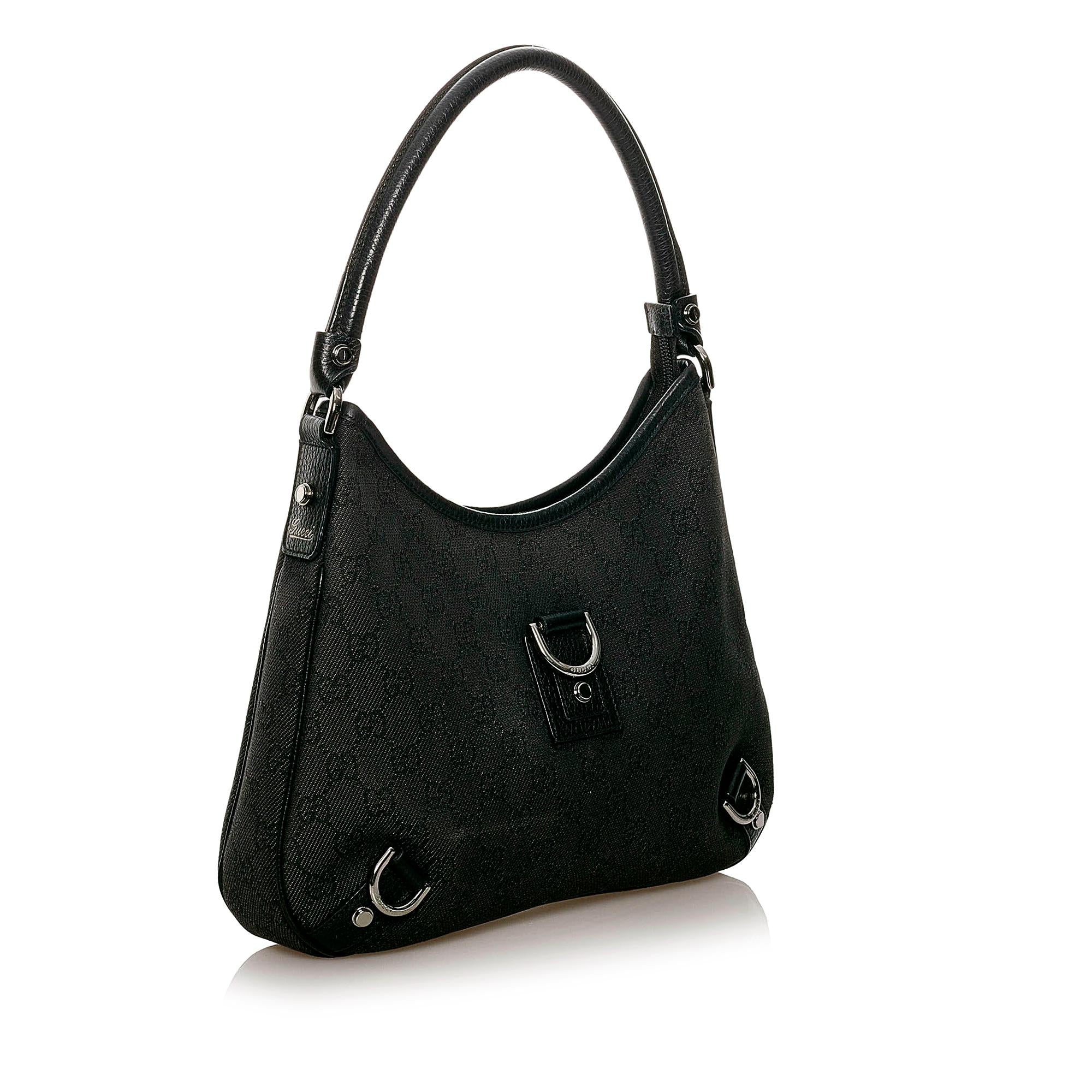 Gucci GG Canvas Abbey D-Ring Shoulder Bag (SHG-29008)