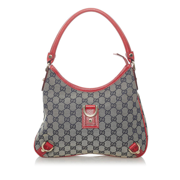 Gucci GG Canvas Abbey D-Ring Shoulder Bag (SHG-30958)
