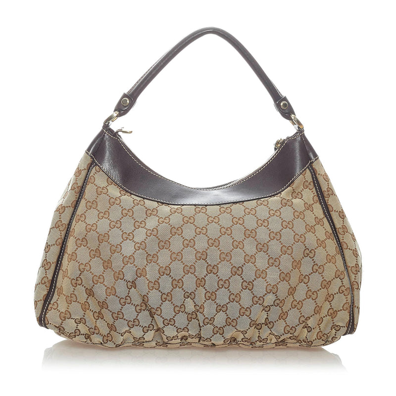 Gucci GG Canvas Abbey D-Ring Shoulder Bag (SHG-32413)