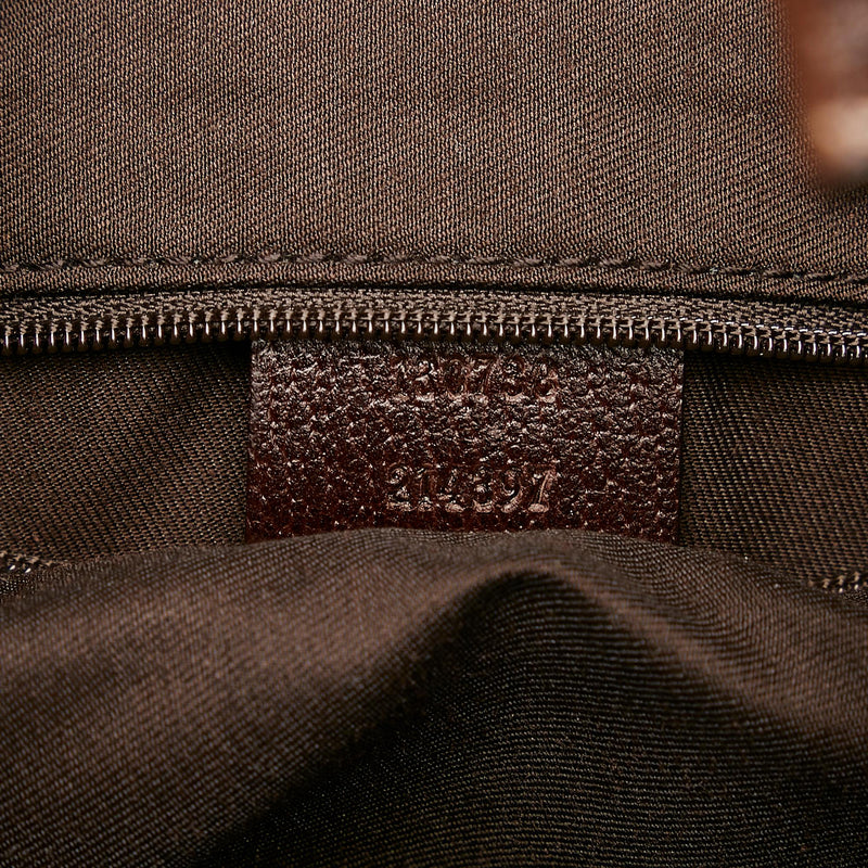 Gucci GG Canvas Abbey D-Ring Shoulder Bag (SHG-32514)