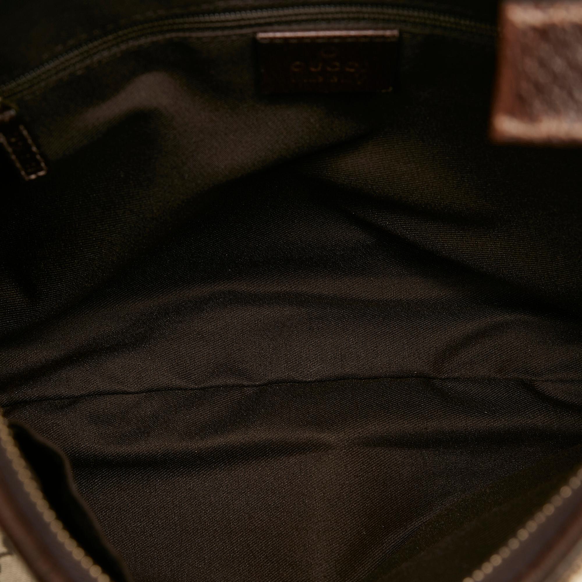 Gucci GG Canvas Abbey D-Ring Shoulder Bag (SHG-32514)