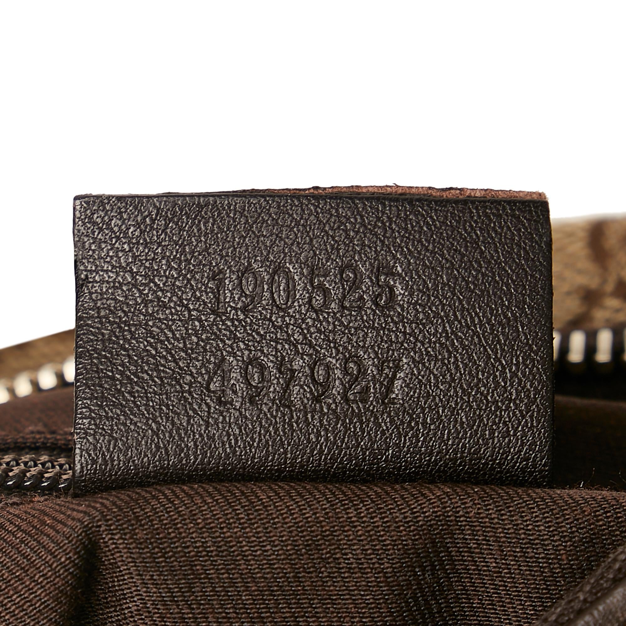 Gucci GG Canvas Abbey D-Ring Shoulder Bag (SHG-34625)