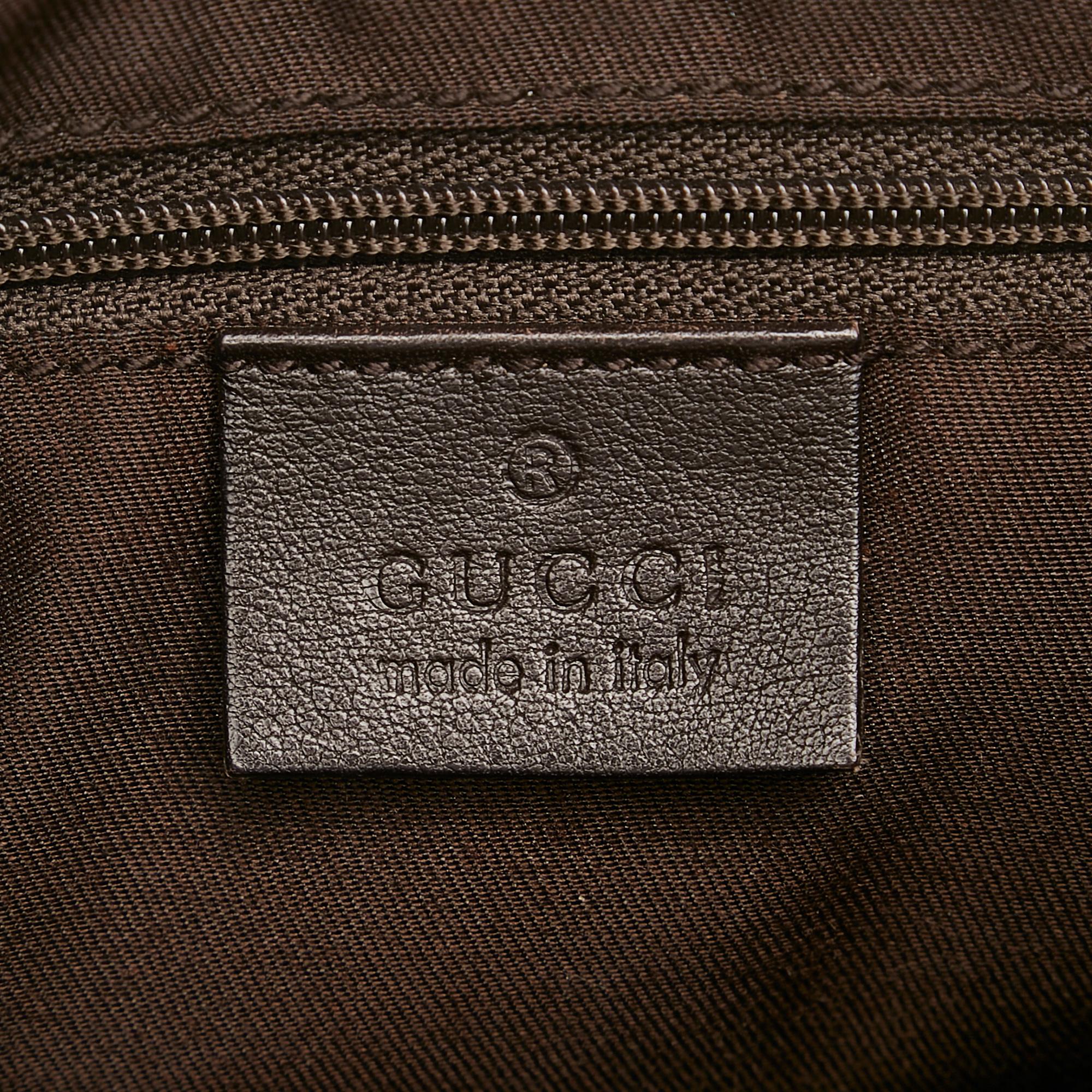 Gucci GG Canvas Abbey D-Ring Shoulder Bag (SHG-34625)