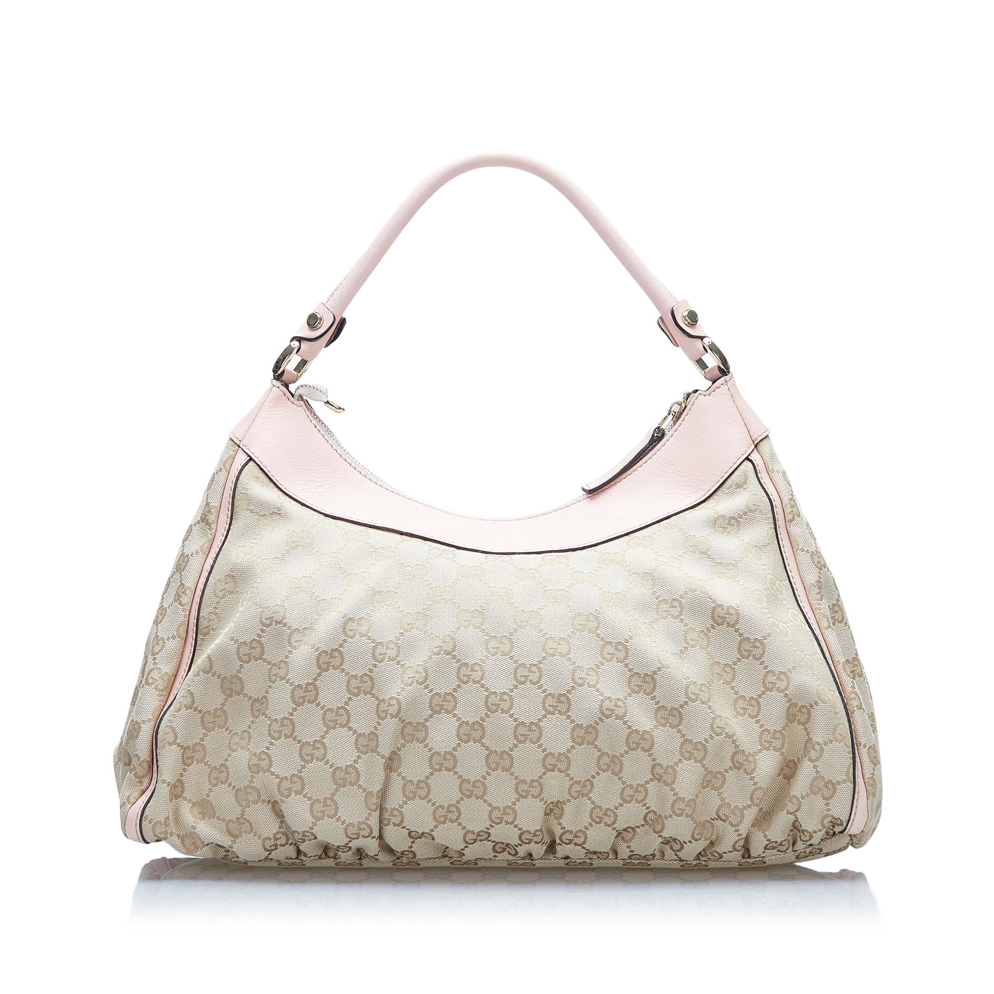 Gucci GG Canvas Abbey D-Ring Shoulder Bag (SHG-EMEljm)