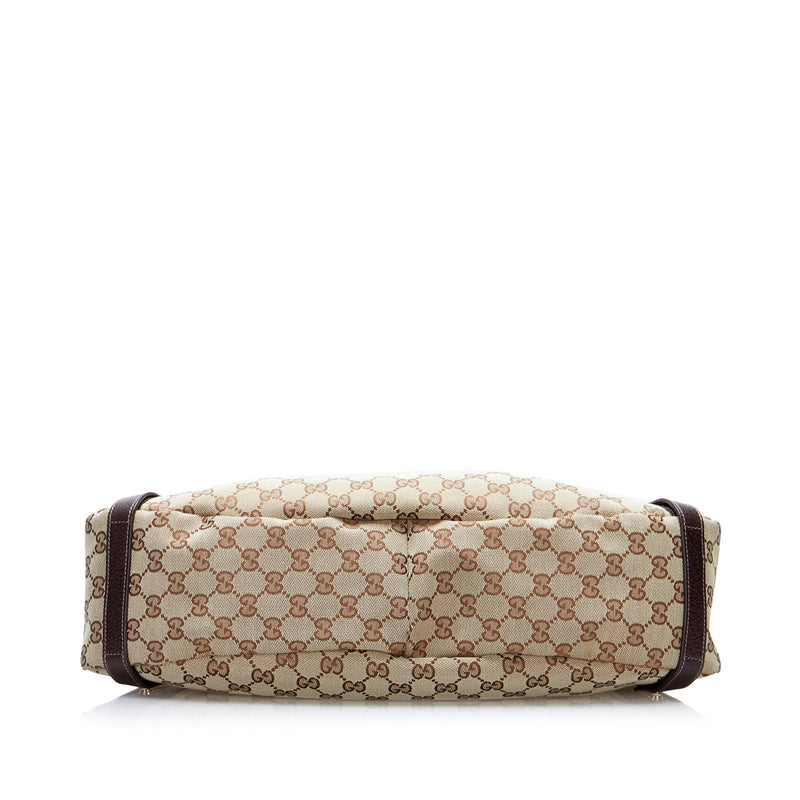 Gucci GG Canvas Abbey D-Ring Shoulder Bag (SHG-1FtxtO)