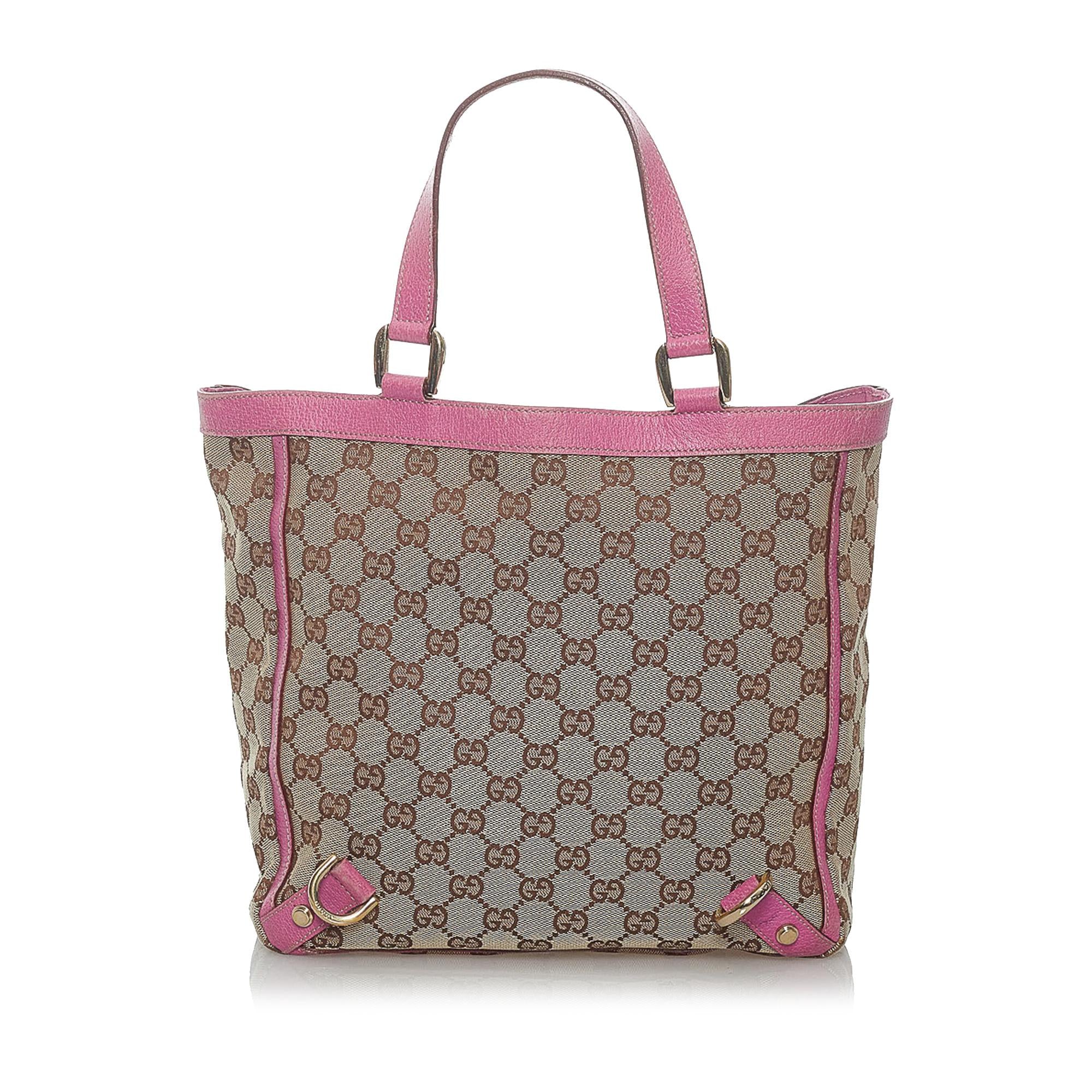 Gucci GG Canvas Abbey D-Ring Tote Bag (SHG-29343)