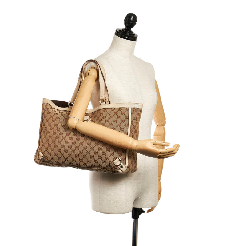 Gucci GG Canvas Abbey D- Ring Tote Bag (SHG-29462)