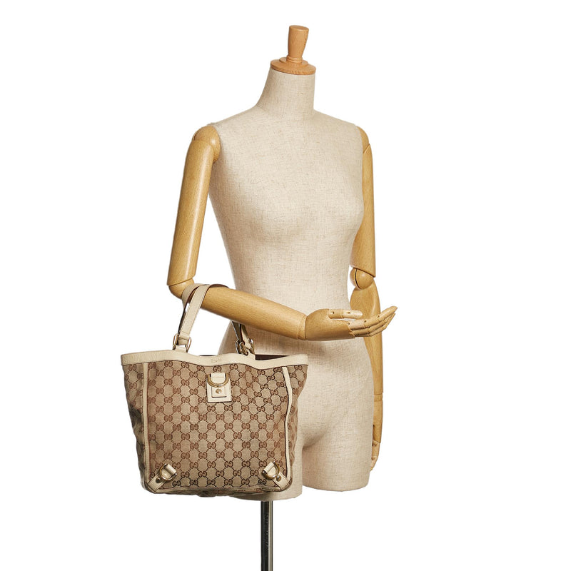 Gucci GG Canvas Abbey D-Ring Tote Bag (SHG-36170)