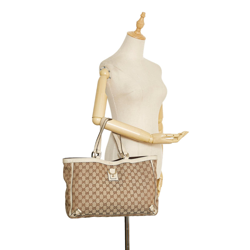 Gucci GG Canvas Abbey D-Ring Tote Bag (SHG-56o92C)