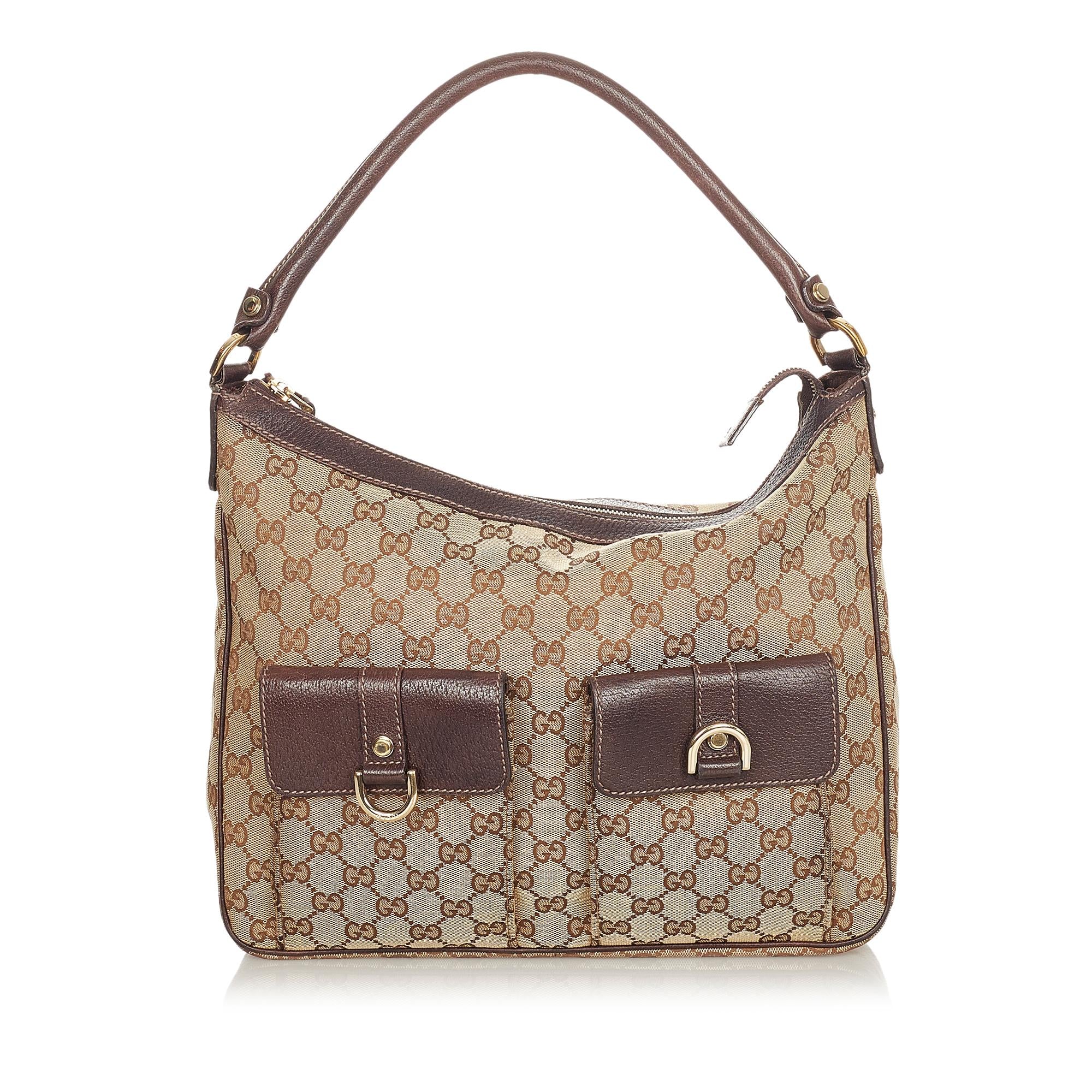 Gucci GG Canvas Abbey Shoulder Bag (SHG-32495)