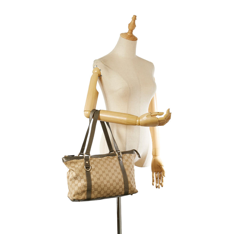 Gucci GG Canvas Abbey Tote Bag (SHG-23279) – LuxeDH