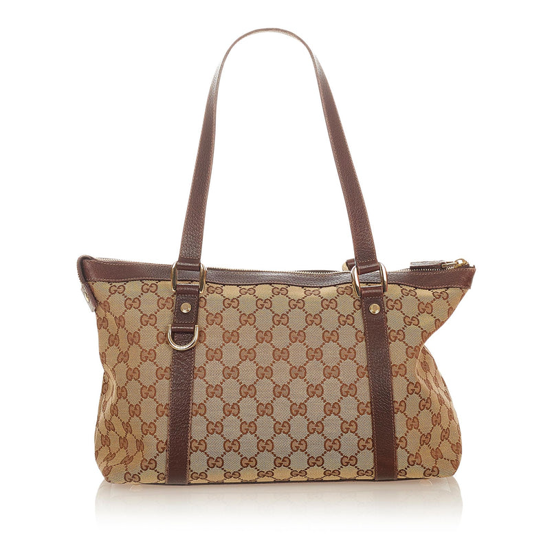 Gucci GG Canvas Abbey Tote Bag (SHG-24562)