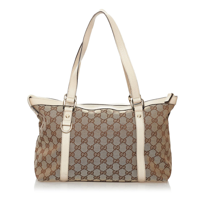 Gucci GG Canvas Abbey Tote Bag (SHG-32489)