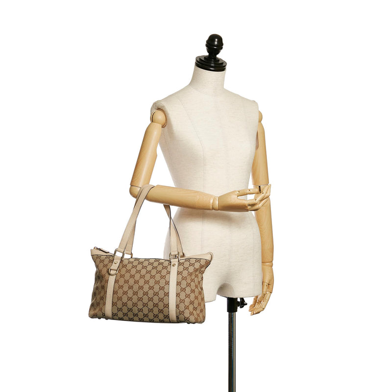 Gucci GG Canvas Abbey Tote Bag (SHG-32489)