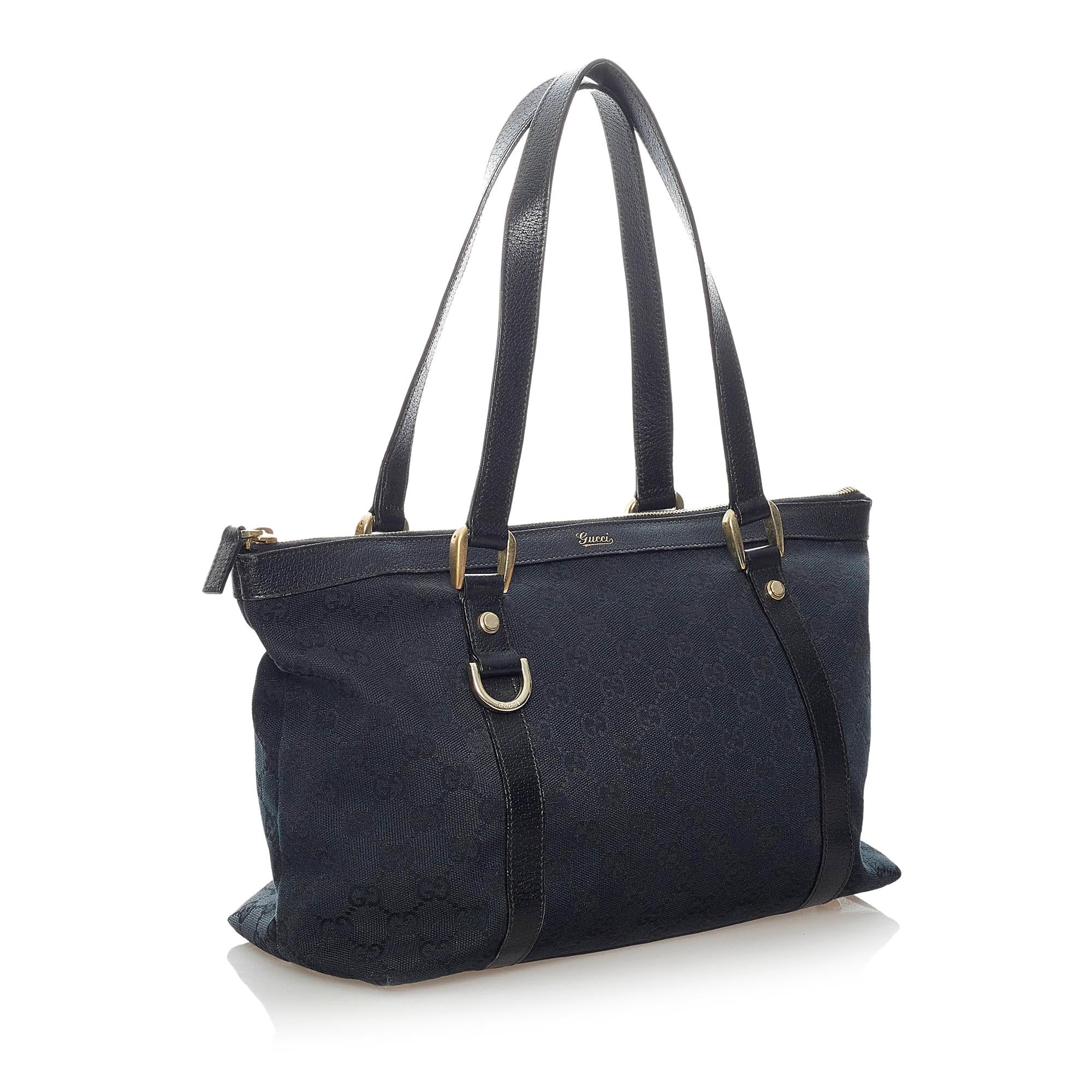 Gucci GG Canvas Abbey Tote Bag (SHG-32743)