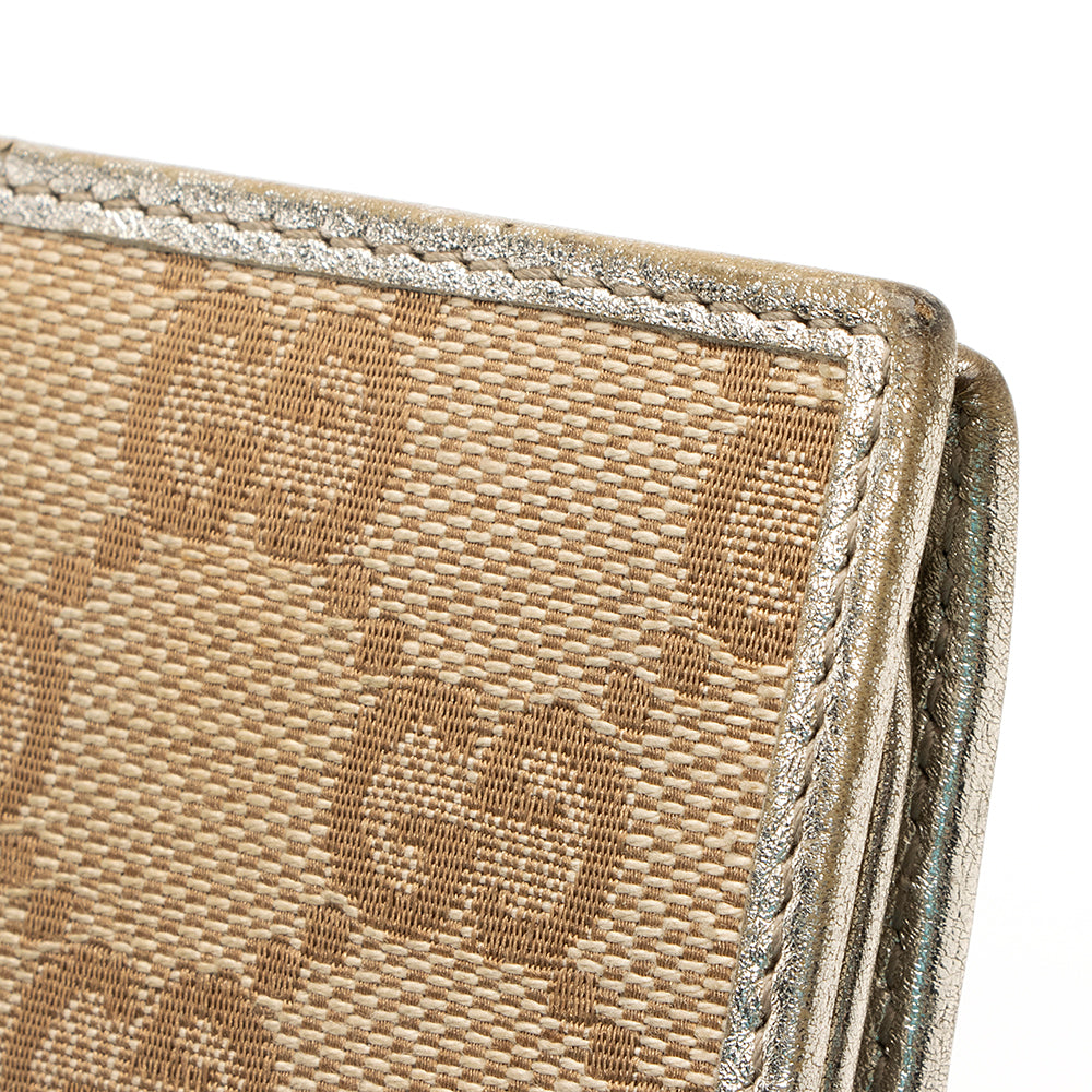 Gucci GG Canvas Abbey Wallet (SHF-20729)