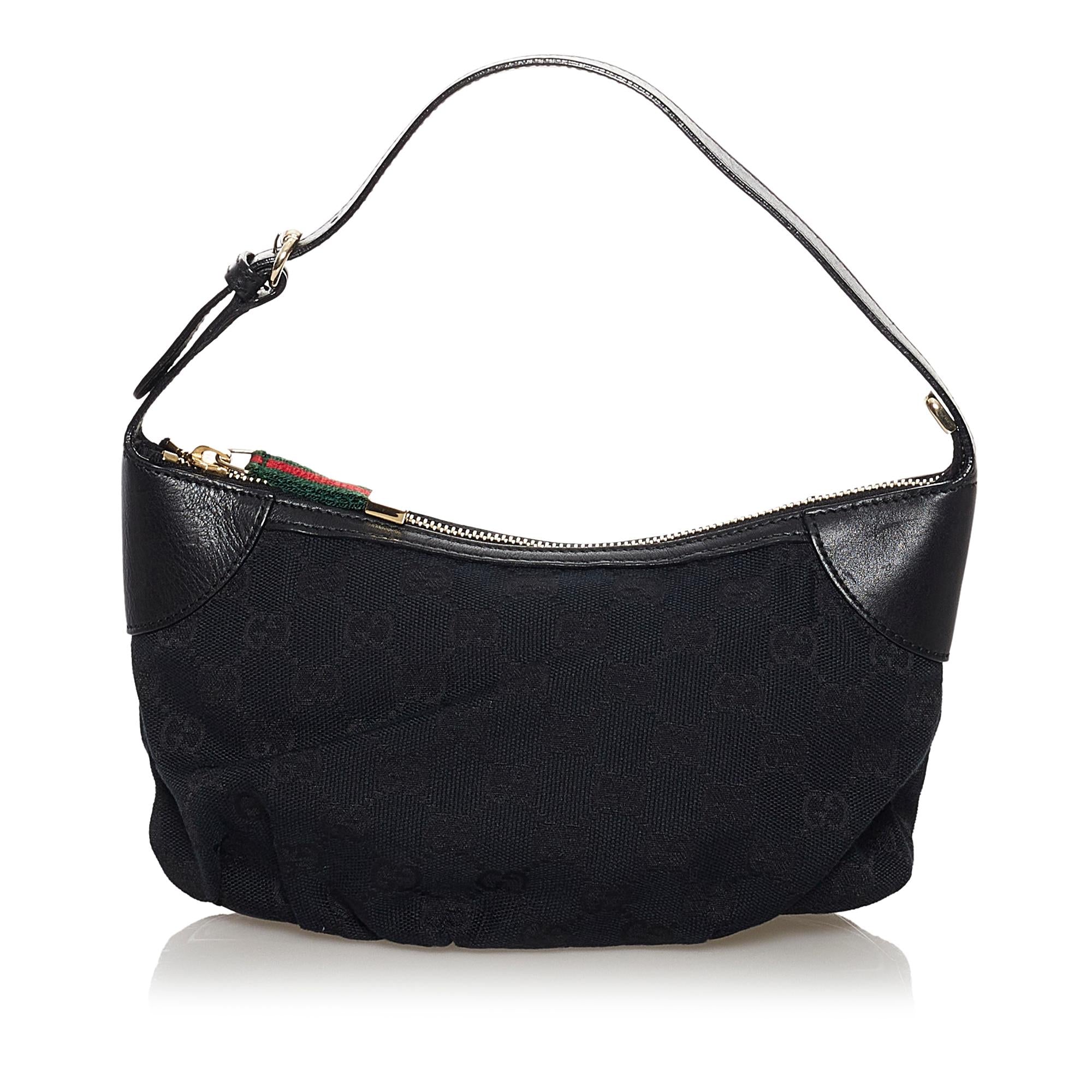 Gucci GG Canvas Baguette (SHG-34704)