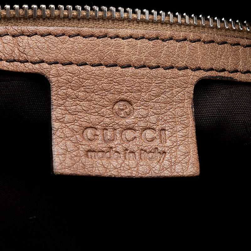 Gucci GG Canvas Bamboo Bar Medium Tote - FINAL SALE (SHF-17966)