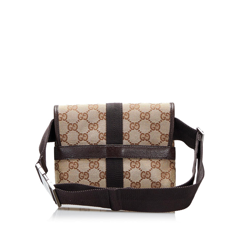 Gucci GG Canvas Belt Bag (SHG-PCSuFp)
