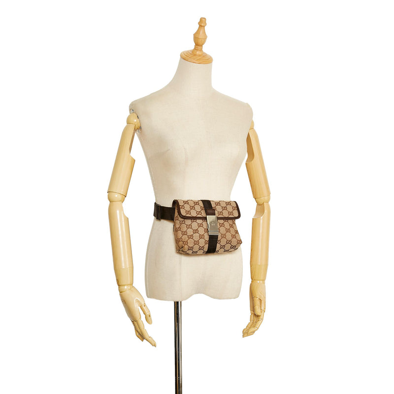 Gucci GG Canvas Belt Bag (SHG-PCSuFp)