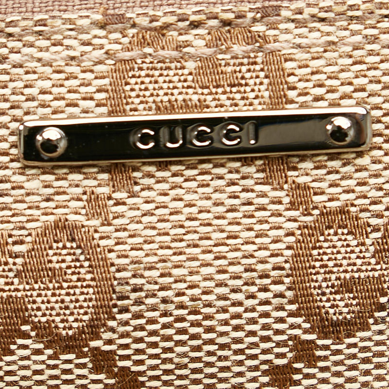 Gucci GG Canvas Boat Baguette (SHG-26182)