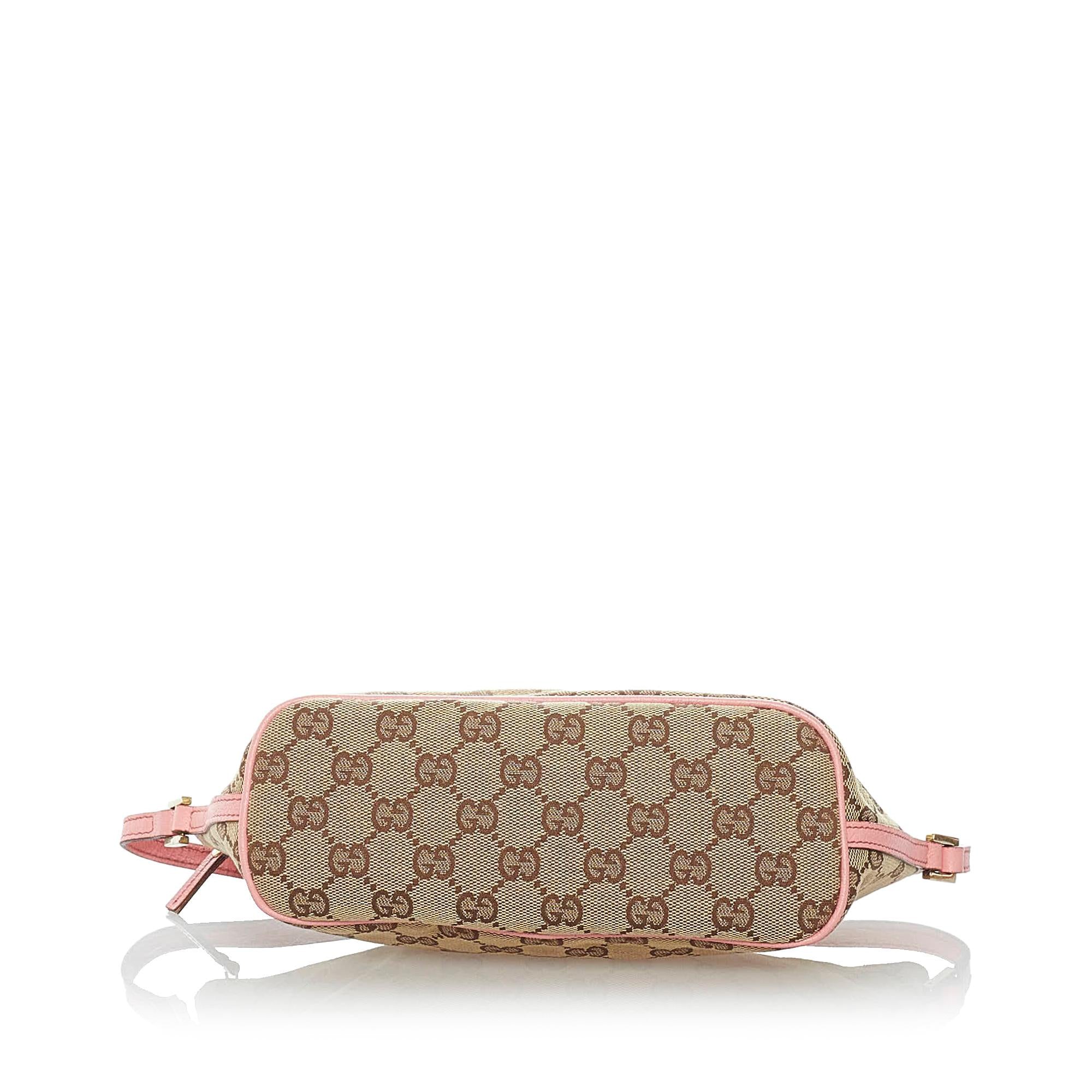 Gucci GG Canvas Boat Baguette (SHG-32021)